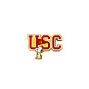 USC Trojans Gold Snoopy Pennant Cheer Pin